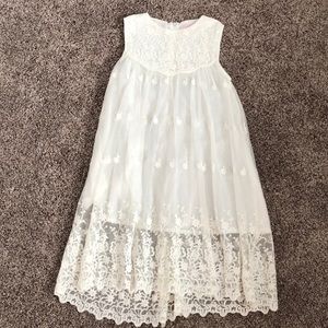 Flower girl Dress worn once for pictures